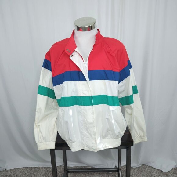 Vintage Haberdashery Windbreaker Jacket Large Sailing Yachting Preppy - Picture 13 of 13